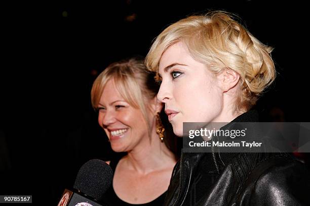 Actress Kristin Booth and Actress Charlotte Sullivan arrive at the "Glorious 39" screening after party during the 2009 Toronto International Film...