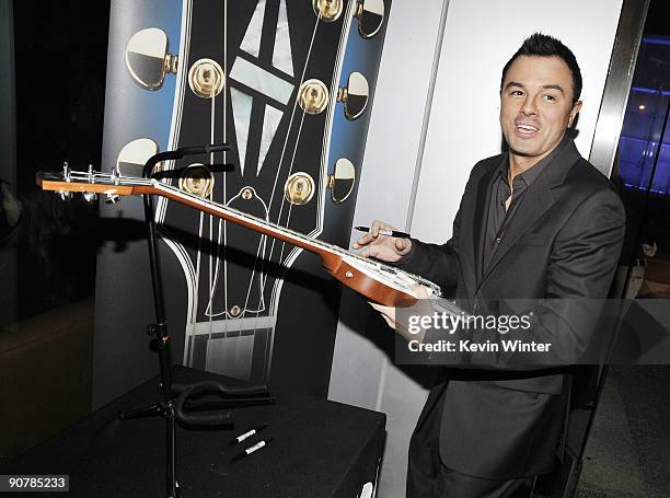 Producer Seth MacFarlane appears at Fox TV's Fall Eco-Casino Party at BOA Steakhouse on September 14, 2009 in West Hollywood, California.