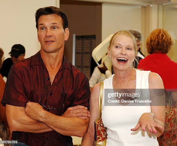 Patrick Swayze and Lisa Niemi