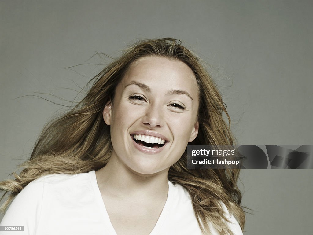 Portrait of woman smiling