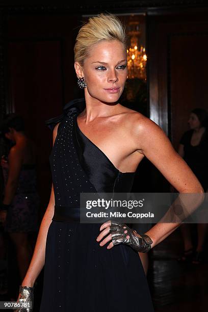 Model Kate Nauta attends Celestino by Sergio Guadarrama Spring 2010 at the Ukrainian Institute Of America on September 14, 2009 in New York City.