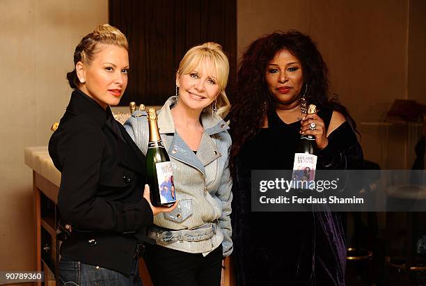 Anastacia, Lulu and Chaka Khan attend a photocall for their upcoming tour of concerts 'Here Come The Girls' on September 15, 2009 in London, England.