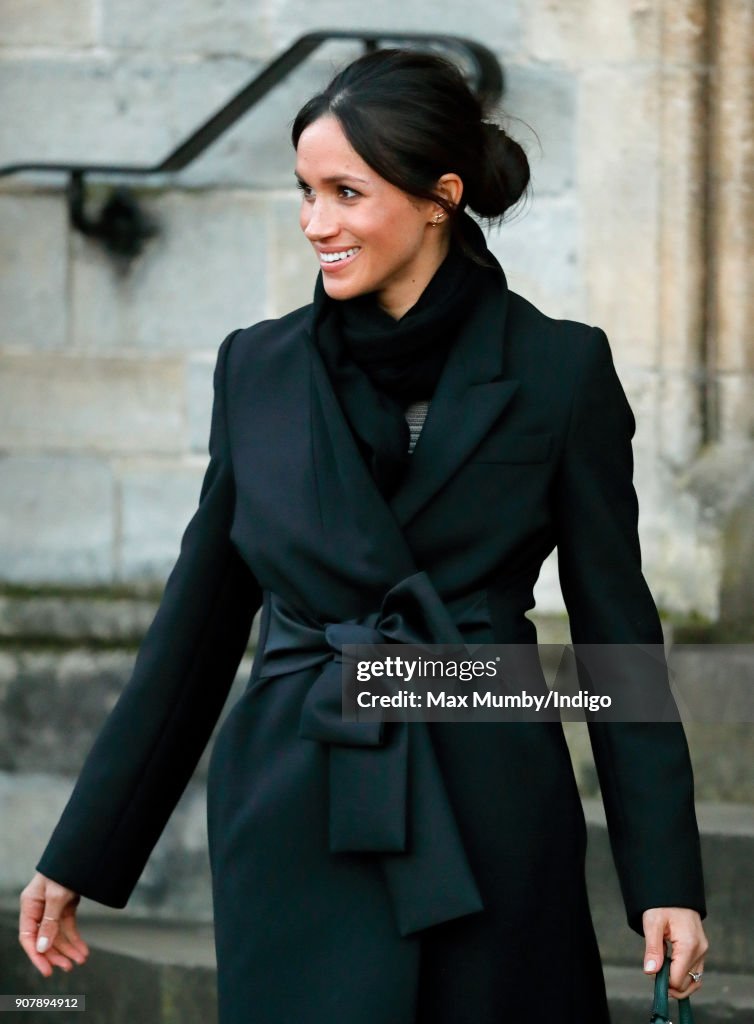 Prince Harry And Meghan Markle Visit Cardiff Castle