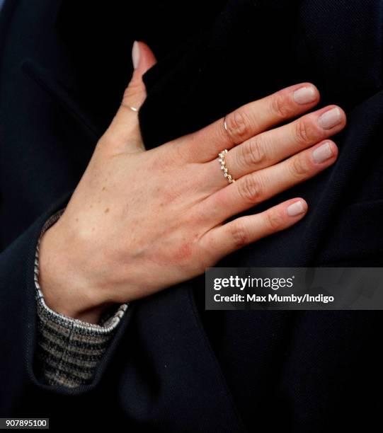 Meghan Markle visits Cardiff Castle on January 18, 2018 in Cardiff, Wales.