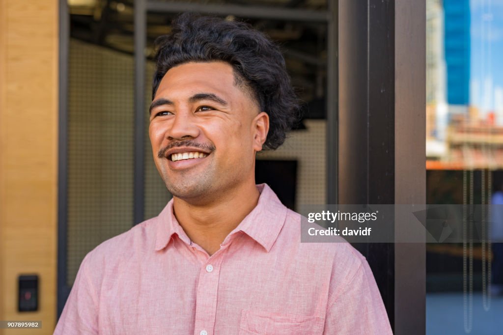Porträt eines Maori Neuseeland