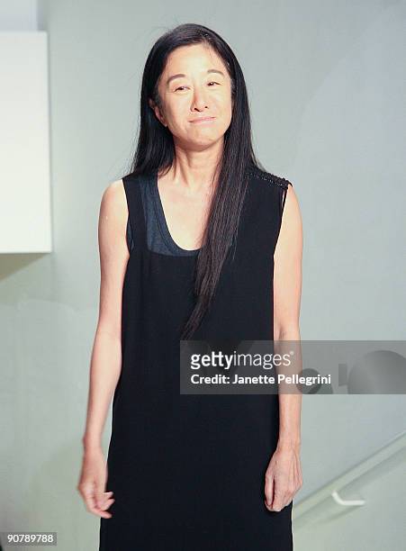Vera Wang attends Vera Wang Spring 2010 during Mercedes-Benz Fashion Week at 158 Mercer Street on September 15, 2009 in New York City.
