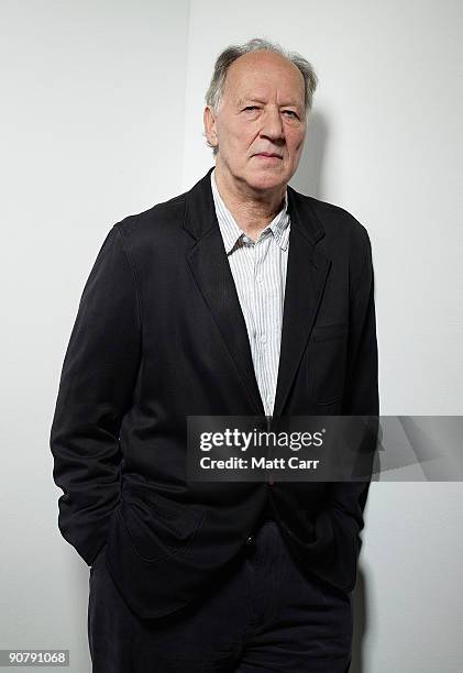 Director Werner Herzog from the film 'Bad Leiutenent' poses for a portrait during the 2009 Toronto International Film Festival at The Sutton Place...