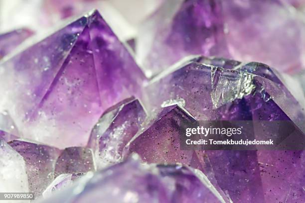 amethyst - gemology stock-fotos und bilder