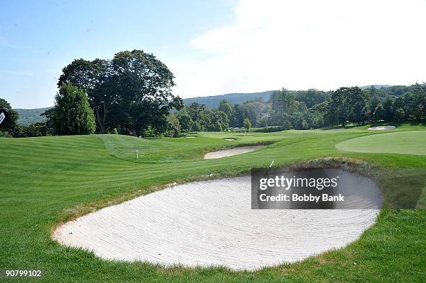 Atmosphere at the 3rd annual Eric Trump Foundation Golf Invitational at the Trump National Golf Club Westchester on September 15, 2009 in Briarcliff...