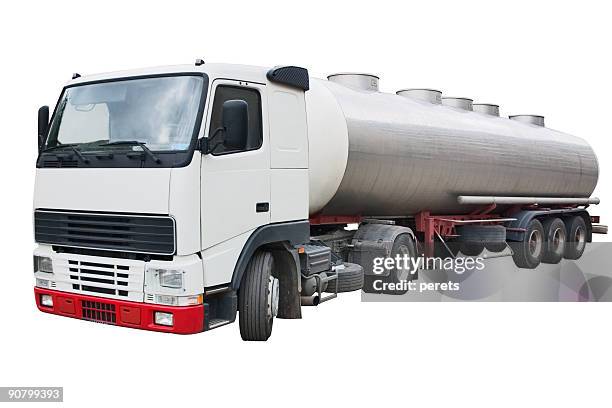 fuel tanker truck - gas truck stock pictures, royalty-free photos & images