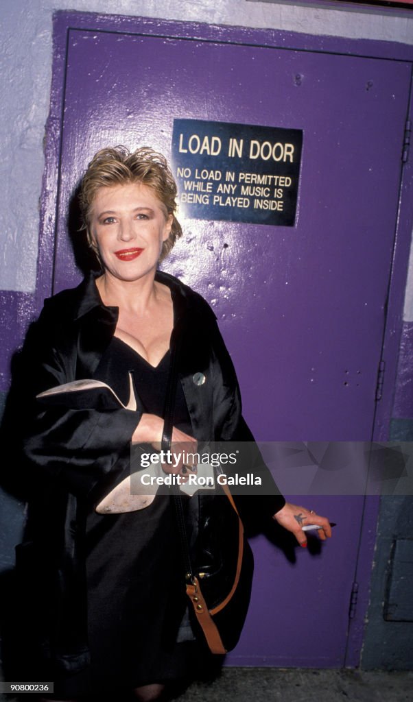 Marianne Faithfull Sighted at Roxy Theater - April 19, 1999