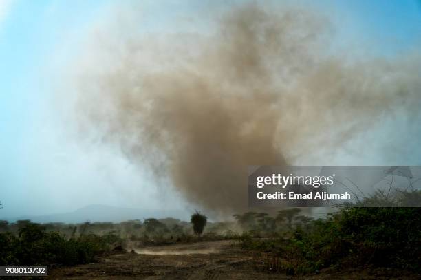 sand storm, ethiopia - december 9, 2017 - sand storm stock pictures, royalty-free photos & images
