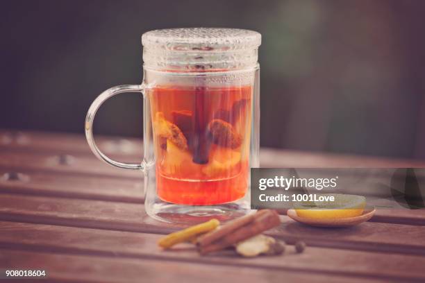 healthy herbal tea - bearberry stock pictures, royalty-free photos & images