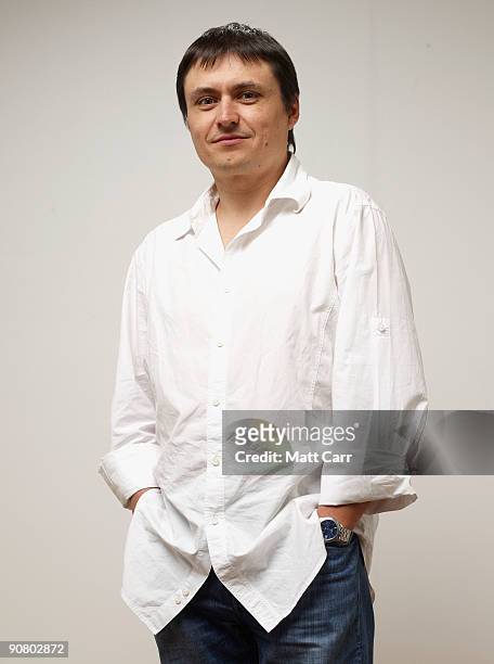 Producer Cristian Mungiu from the film 'Tales From the Golden Age' poses for a portrait during the 2009 Toronto International Film Festival at The...