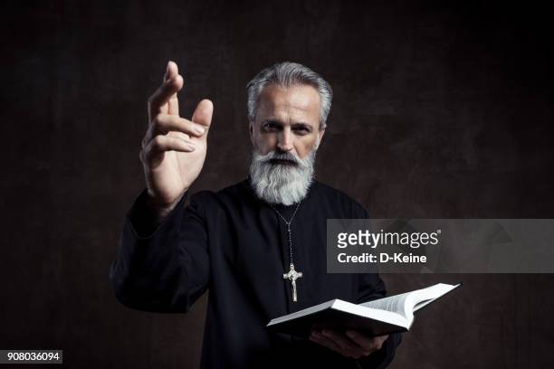 priester - senior pastor stockfoto's en -beelden
