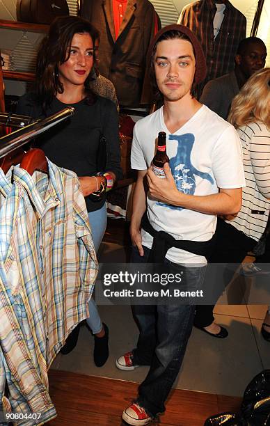 Actor Tom Payne attends the launch party of the Original Penguin Collection, at the Original Penguin Store on September 15, 2009 in London, England.