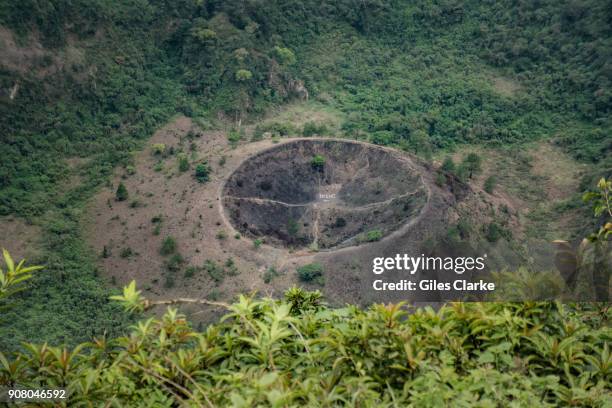 The San Salvador Volcano is a strato volcano situated northwest to the city of San Salvador. The crater has been nearly filled with a relatively...