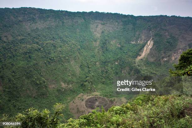 The San Salvador Volcano is a strato volcano situated northwest to the city of San Salvador. The crater has been nearly filled with a relatively...