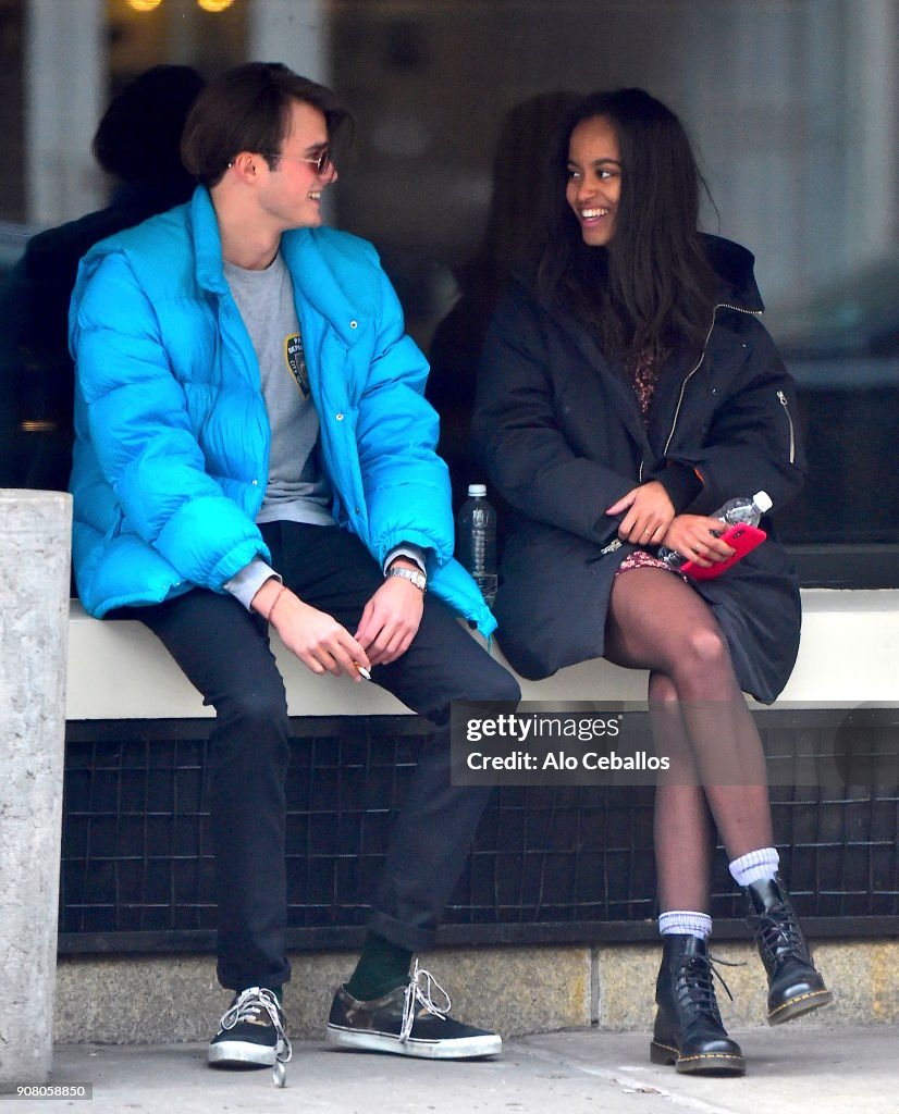 Celebrity Sightings in New York City - January 20, 2018