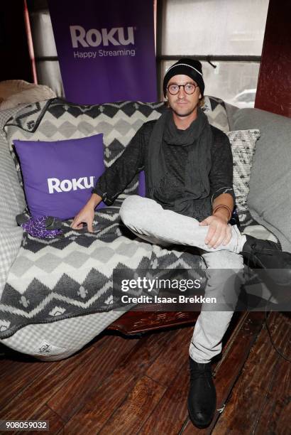 Tom Felton attends Rock & Reilly's daytime lounge presented by J.Crew, NYLON and Roku during Sundance Film Festival 2018 on January 20, 2018 in Park...