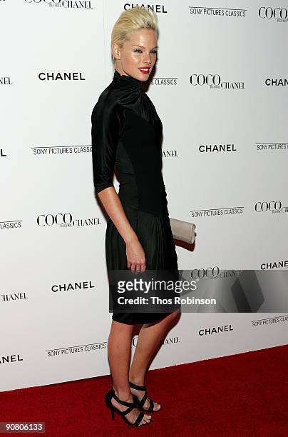 Actress Kate Nauta attends the New York Premiere of "Coco Before Chanel" presented by Chanel at the Paris Theatre on September 15, 2009 in New York...