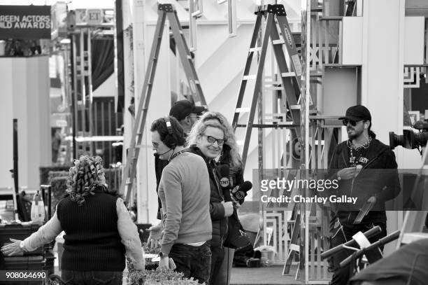Latin America Host Axel Kuschevatzky at the 24th Annual Screen Actors Guild Awards - Behind The Scenes Day 3 at The Shrine Auditorium on January 20,...