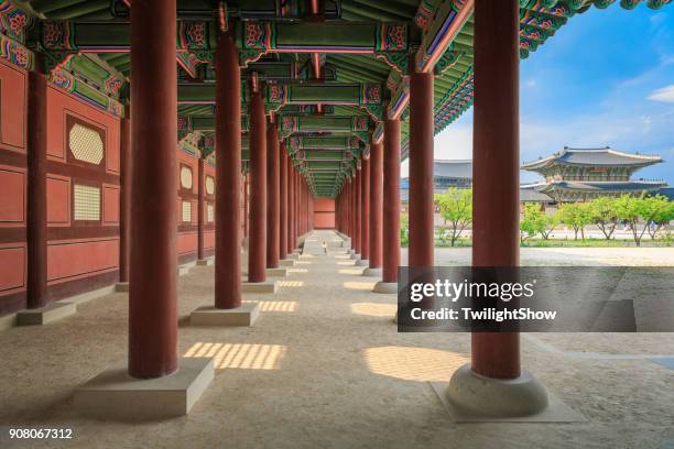 gyeongbokgung palace - gwanghwamun gate stock pictures, royalty-free photos & images