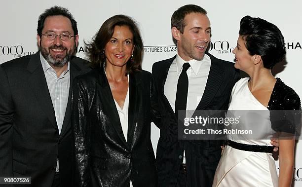Co-president and co-founder of Sony Pictures Classics Michael Barker, Director Anne Fontaine, Actors Alessandro Nivola, and Audrey Tautou attend the...