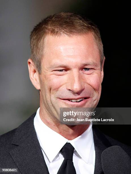 Aaron Eckhart arrives in Westwood on September 15, 2009 in Los Angeles, California.