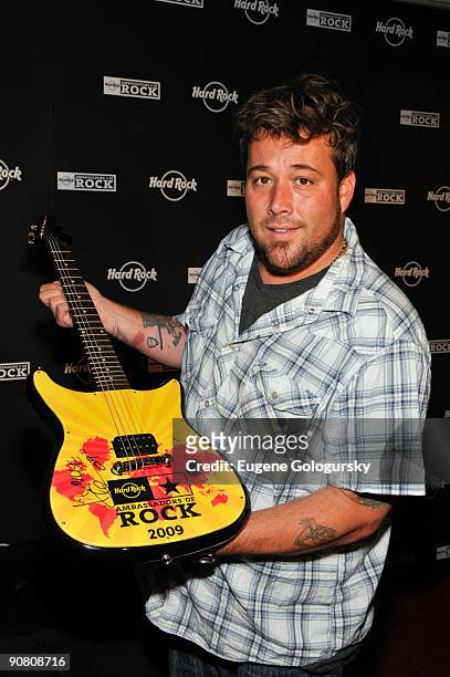 Uncle Kracker attends the 2009 Ambassadors of Rock Tour at Hard Rock Cafe, Times Square on September 15, 2009 in New York City.