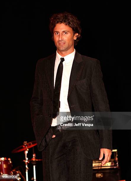 Artist Todd Diciurcio on stage during Cinema Against AIDS Toronto, to benefit amfAR and Dignitas event held at The Carlu on September 15, 2009 in...