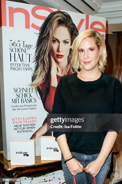 Director Anika Decker during the Burda Style Lounge on the occasion of the German Film Ball on January 20, 2018 in Munich, Germany.