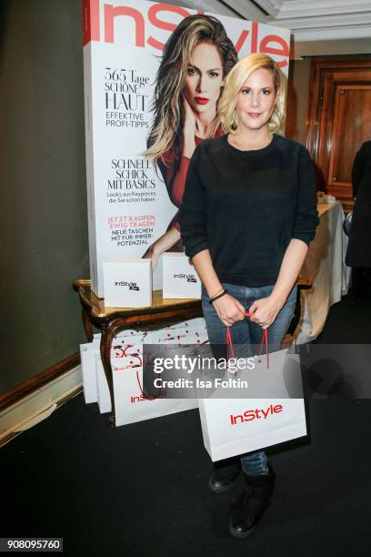 Director Anika Decker during the Burda Style Lounge on the occasion of the German Film Ball on January 20, 2018 in Munich, Germany.