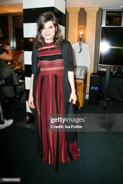 German actress Joyce Ilg during the Burda Style Lounge on the occasion of the German Film Ball on January 20, 2018 in Munich, Germany.