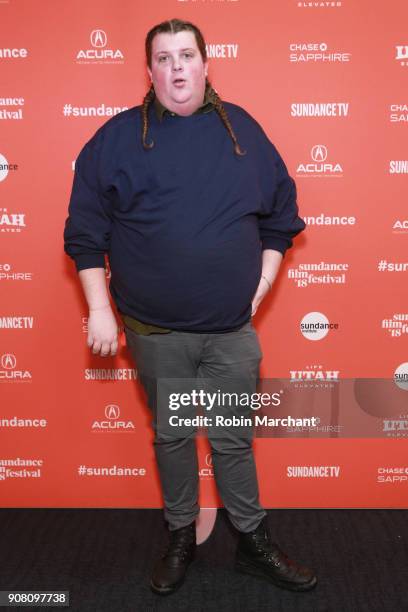 Actor Jacob Wysocki attends the "An Evening With Beverly Luff Linn" premiere during the 2018 Sundance Film Festival at The Ray on January 20, 2018 in...