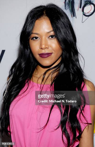 Amerie attends an exhibition hosted by Notify at The Museum of Modern Art on September 15, 2009 in New York City.