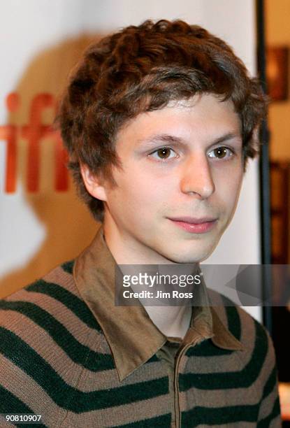 Actor Michael Cera arrive at the "Youth In Revolt" screening during the 2009 Toronto International Film Festival held at the Elgin Theater on...
