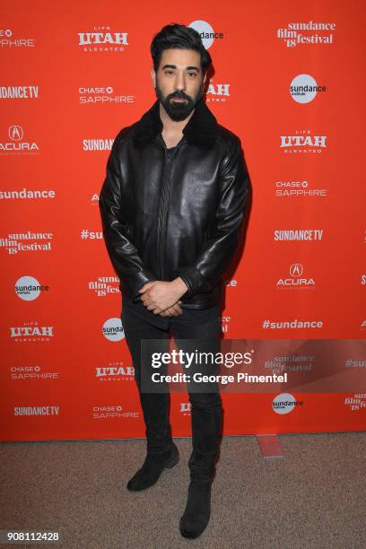 Actor Ray Panthaki attends the "Colette" Premiere during the 2018 Sundance Film Festival at Eccles Center Theatre on January 20, 2018 in Park City,...
