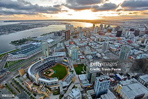 san diego at sunset - san diego stock pictures, royalty-free photos & images