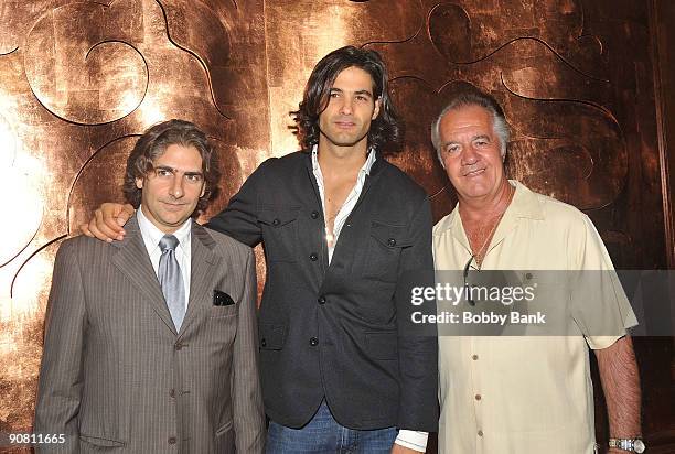 Michael Imperioli, Maximiliano Palacio and Tony Sirico attends "The Hungry Ghosts" benefit screening at the Rubin Museum of Art on September 15, 2009...