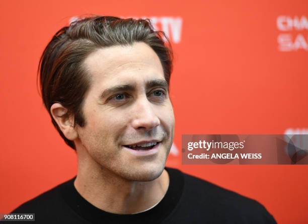 Actor Jake Gyllenhaal attends the 'Wildlife' Premiere during the 2018 Sundance Film Festival at Eccles Theater on January 20, 2018 in Park City,...