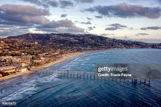 la jolla pier - la jolla stock-fotos und bilder