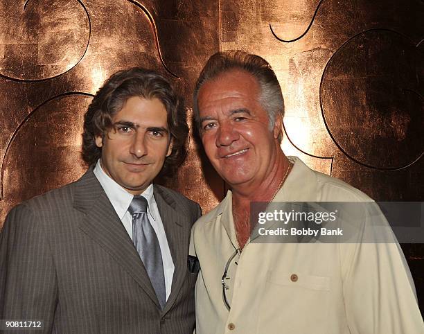 Michael Imperioli and Tony Sirico attends "The Hungry Ghosts" benefit screening at the Rubin Museum of Art on September 15, 2009 in New York City.