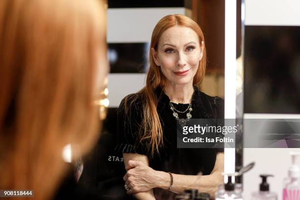 German actress Andrea Sawatzki during the Burda Style Lounge on the occasion of the German Film Ball on January 20, 2018 in Munich, Germany.