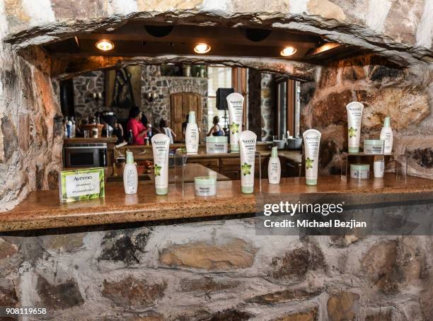 View of the venue at the WanderLuxxe House presents Daily Fitness with Trammell Logan and AVEENO on January 20, 2018 in Park City, Utah.