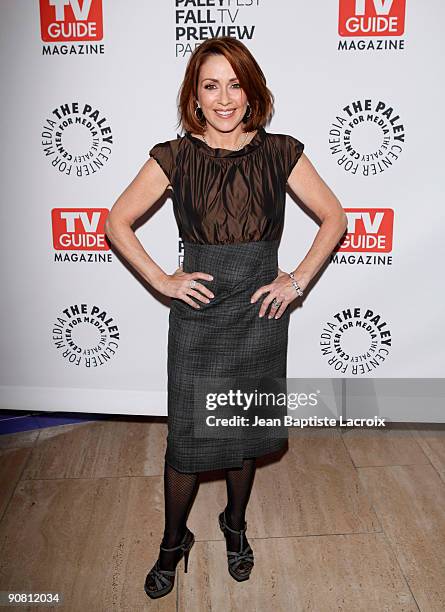 Patricia Heaton arrives at The PaleyFest & TV Guide Magazine's ABC Fall TV Preview Party at The Paley Center for Media on September 15, 2009 in...