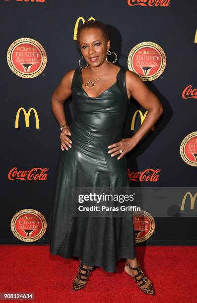 Actress Vanessa Bell Calloway attends the 26th Annual Trumpet Awards at Cobb Energy Performing Arts Center on January 20, 2018 in Atlanta, Georgia.