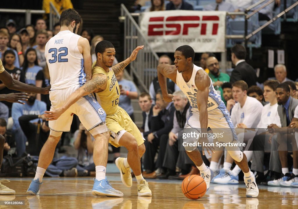 COLLEGE BASKETBALL: JAN 20 Georgia Tech at North Carolina