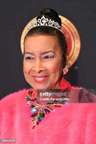 Trumpet Awards founder Xernona Clayton attends the 26th Annual Trumpet Awards at Cobb Energy Performing Arts Center on January 20, 2018 in Atlanta,...
