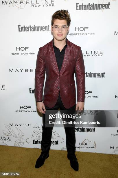 Gregg Sulkin attends Entertainment Weekly's Screen Actors Guild Award Nominees Celebration sponsored by Maybelline New York at Chateau Marmont on...